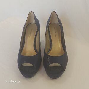 BANDOLINO Women's Rainaa Peep Toe Platform Stiletto Dress Pumps Shoes 8M